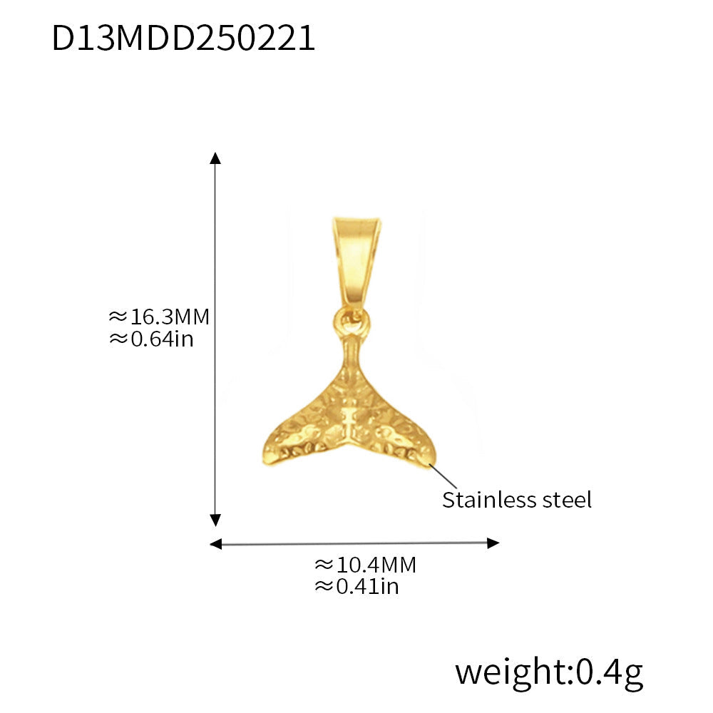 Gold Pendant Charm Necklace