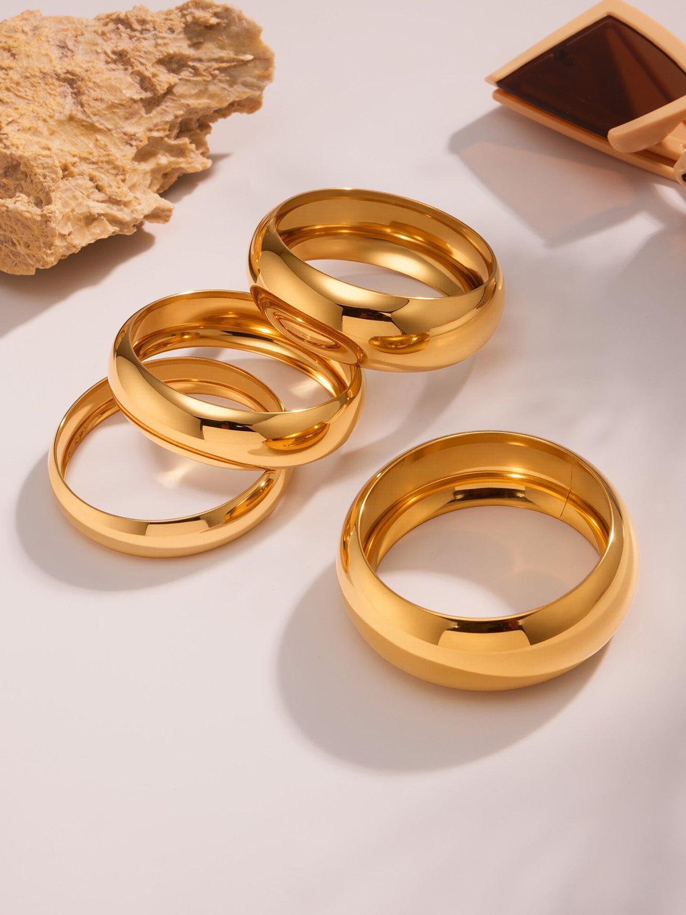 Wide Spherical Cuff Bracelet