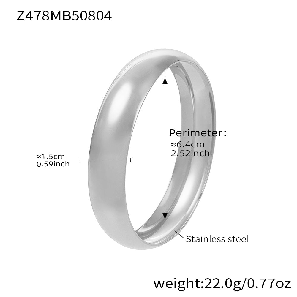 Wide Spherical Cuff Bracelet