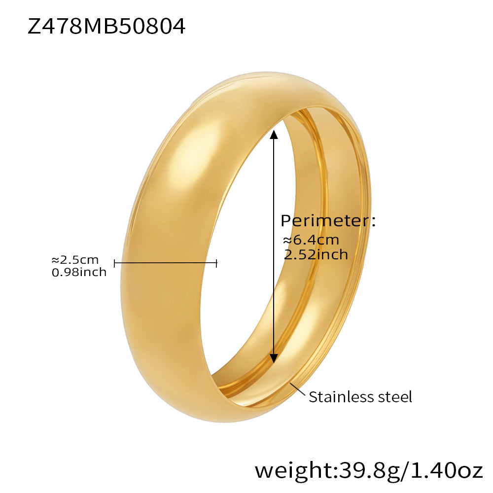 Wide Spherical Cuff Bracelet