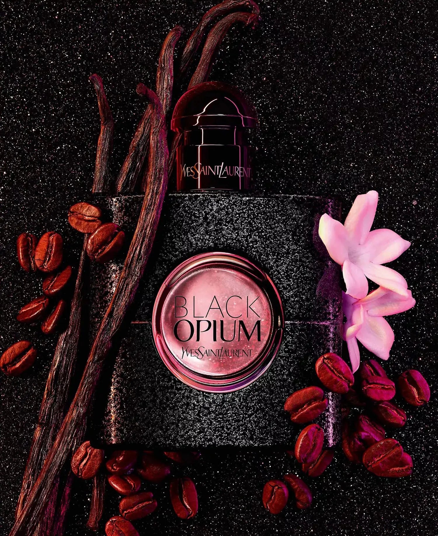 YSL Black Opium Eau de Parfum Spray 90ml - MANOUNE Belly_Jewelry Earrings - Navel_Ring - Necklace - Stud - Manoune_Jewelry - Belly_Ring - Navel_Jewelry Titanium Gold_Plated