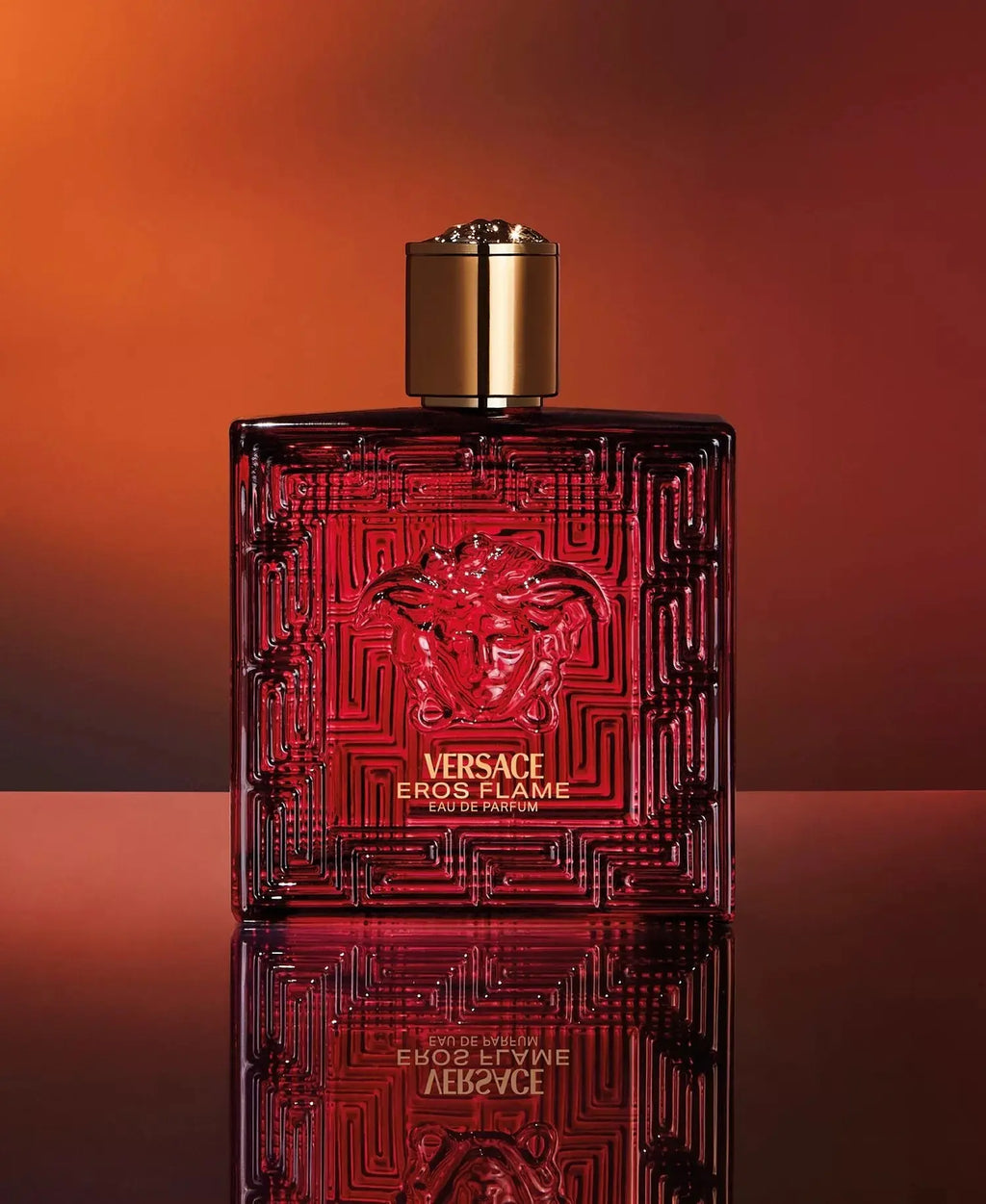Versace Men's Eros Flame Eau de Parfum Spray 100ml - MANOUNE Belly_Jewelry Earrings - Navel_Ring - Necklace - Stud - Manoune_Jewelry - Belly_Ring - Navel_Jewelry Titanium Gold_Plated