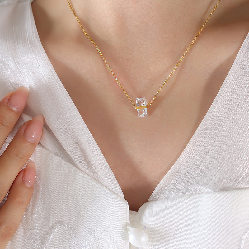 Birthstone Crystal Pendant Necklace