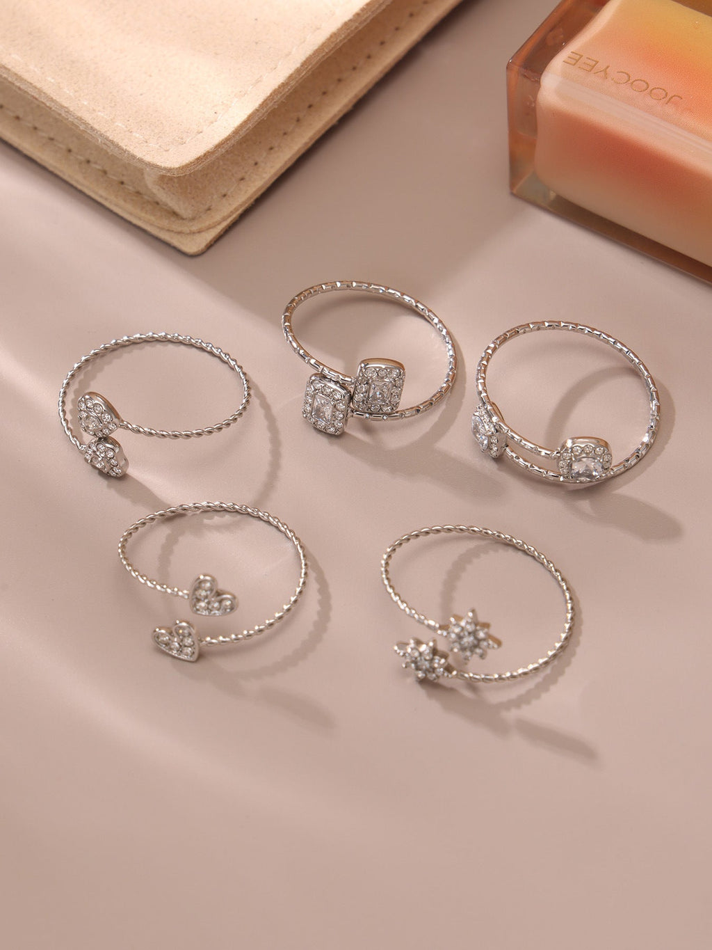 5A Zircon Adjustable Ring Collection