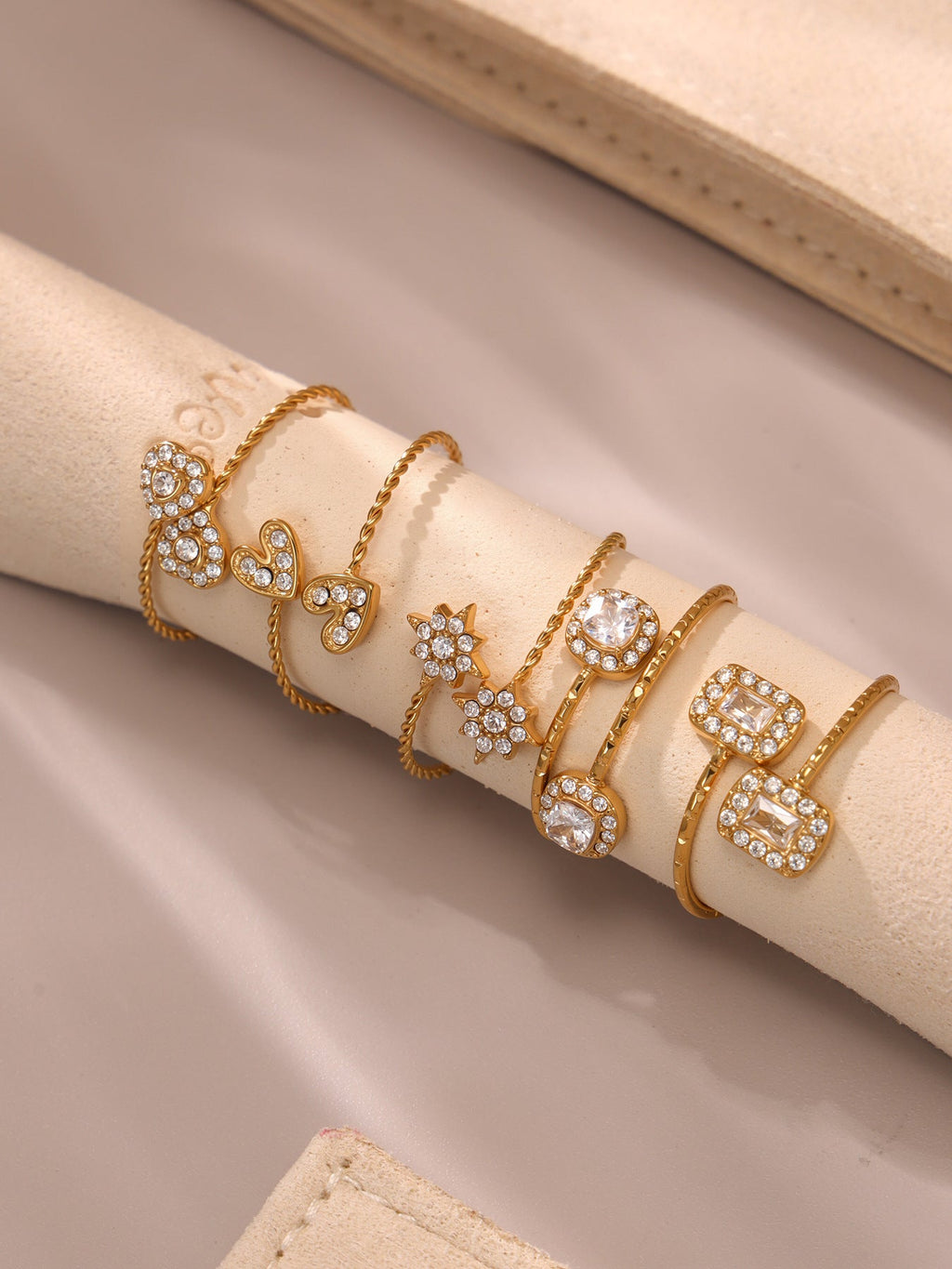 5A Zircon Adjustable Ring Collection