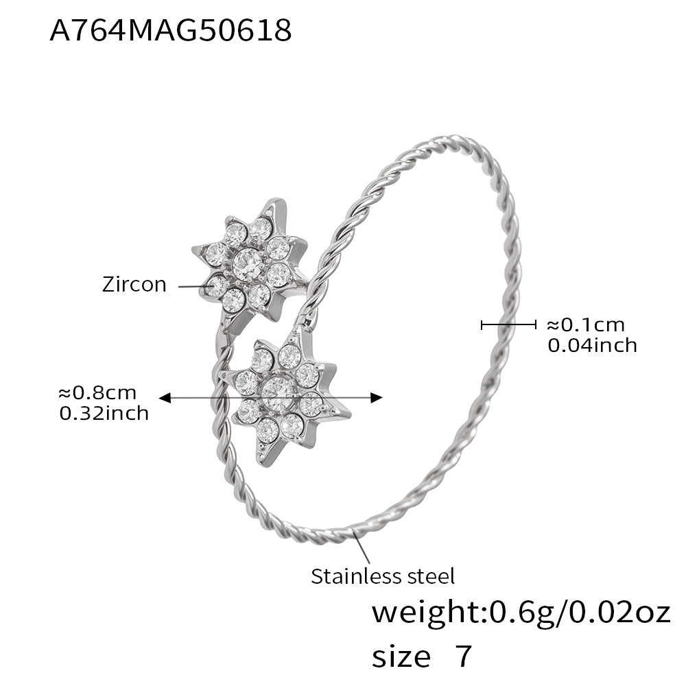 5A Zircon Adjustable Ring Collection