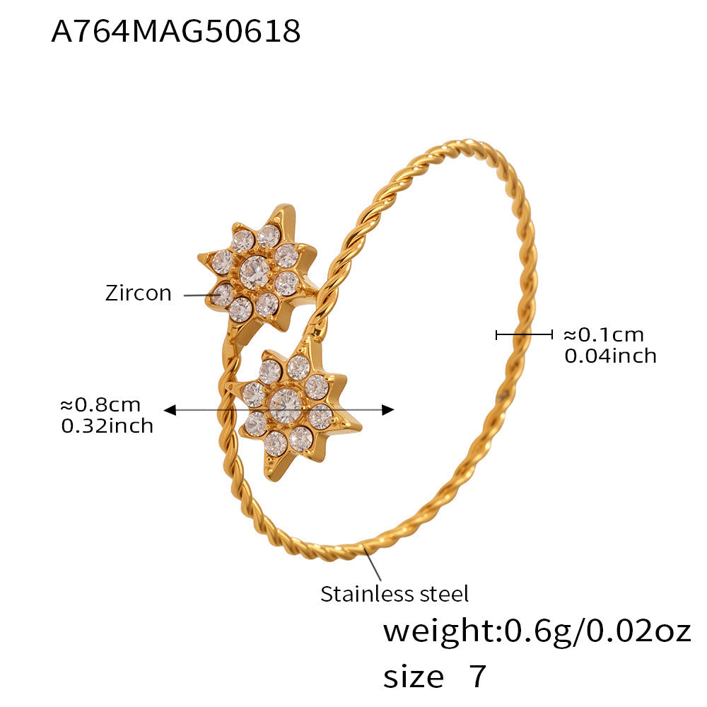 5A Zircon Adjustable Ring Collection