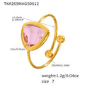Czech Glass Bead Adjustable Ring