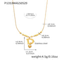 D Letter Gold Necklace