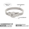 316L Stainless Steel 18K Gold Plated Elegant Magnetic Buckle Bracelet