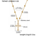5A Zirconia Cross Jewelry Collection
