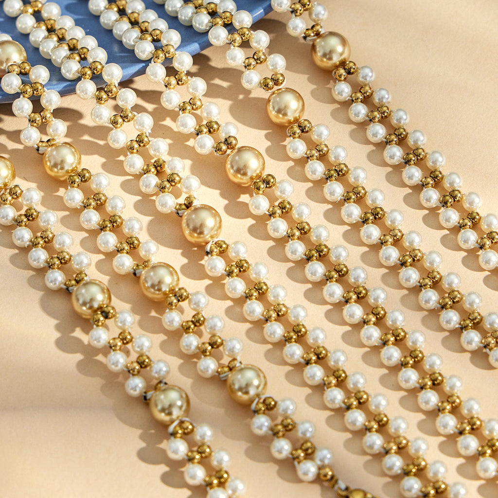 Gold Bead Bracelet