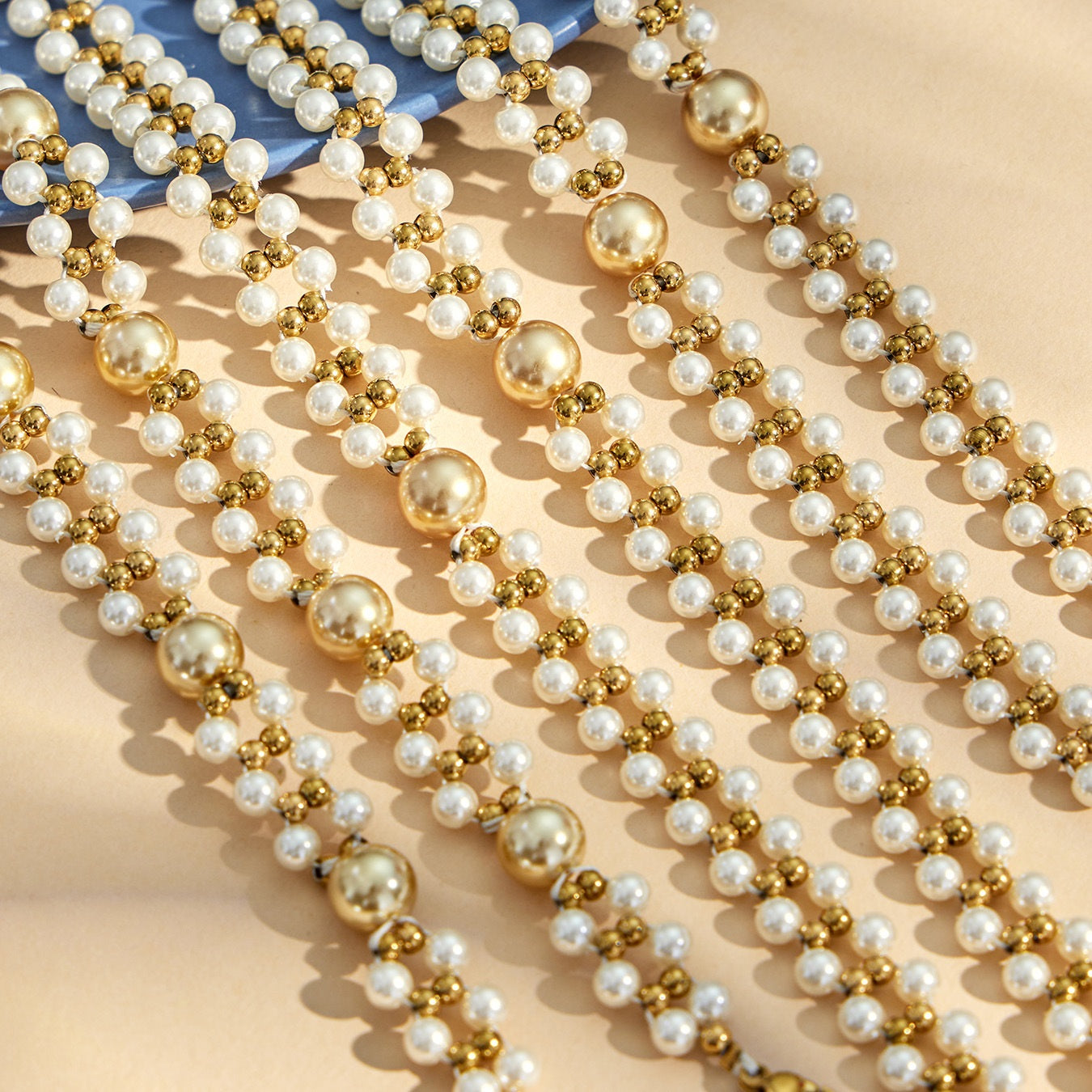 Gold Bead Bracelet