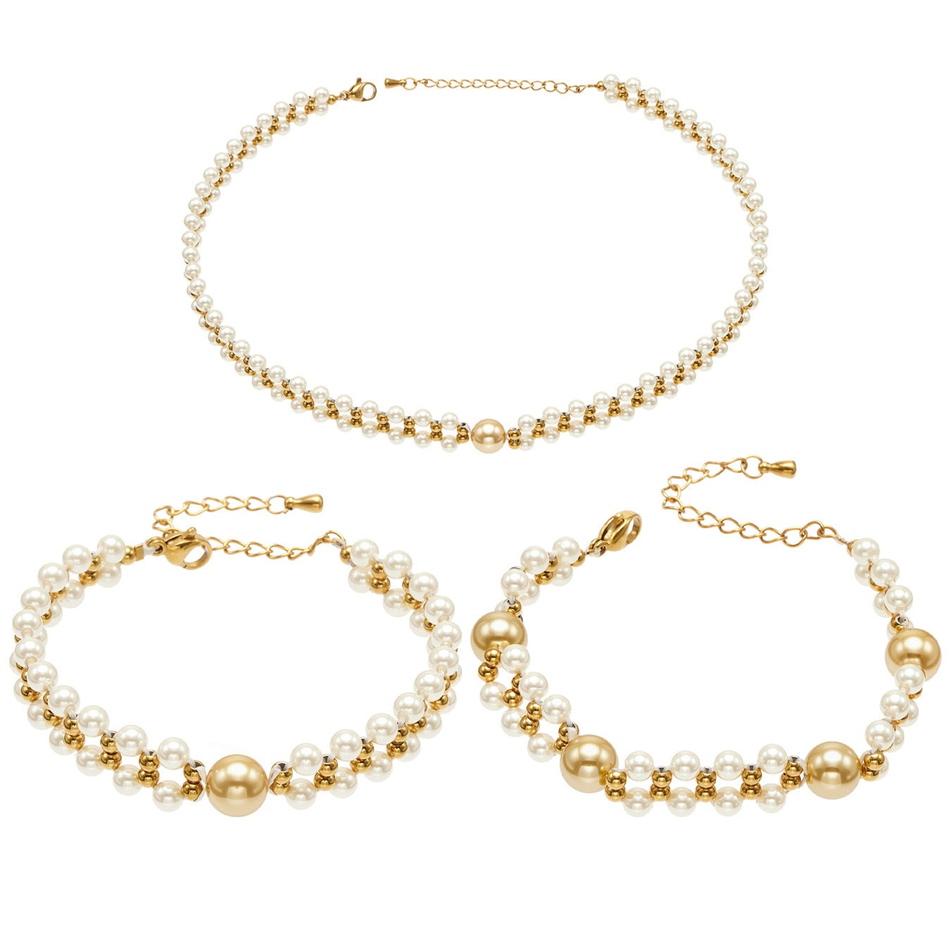 Gold Bead Bracelet