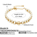Gold Bead Bracelet