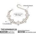 Cat Eye Stone Bracelet & Necklace Set