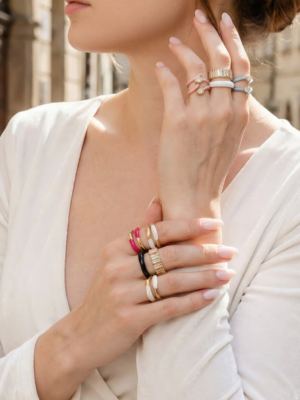 Dopamine Enamel Open Ring