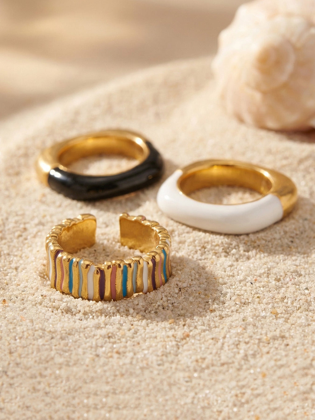 Dopamine Enamel Open Ring