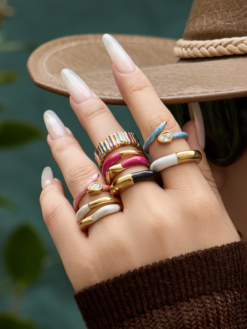 Dopamine Enamel Open Ring
