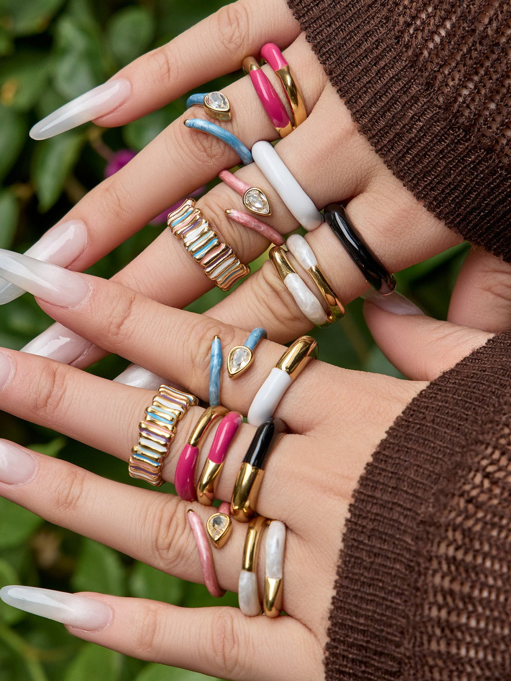 Dopamine Enamel Open Ring