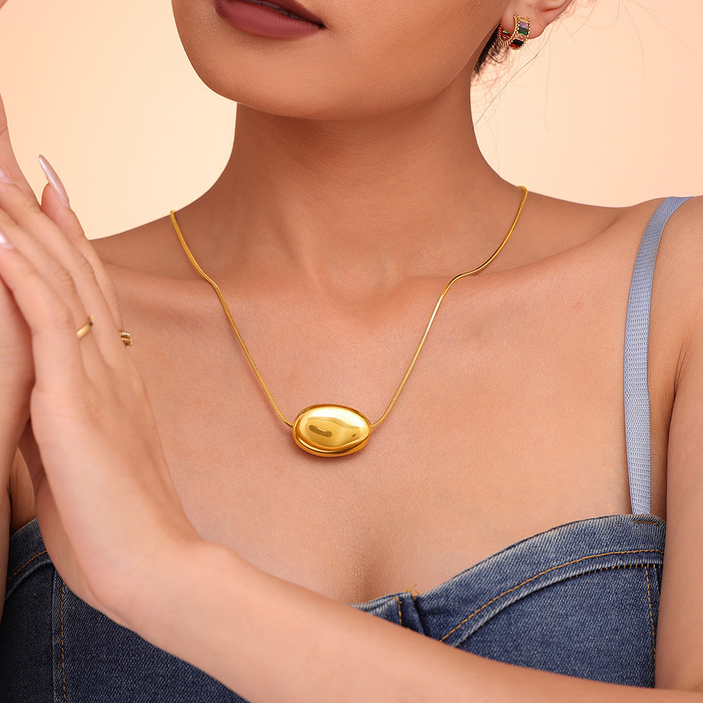 Double Layer Lucky Bean Necklace