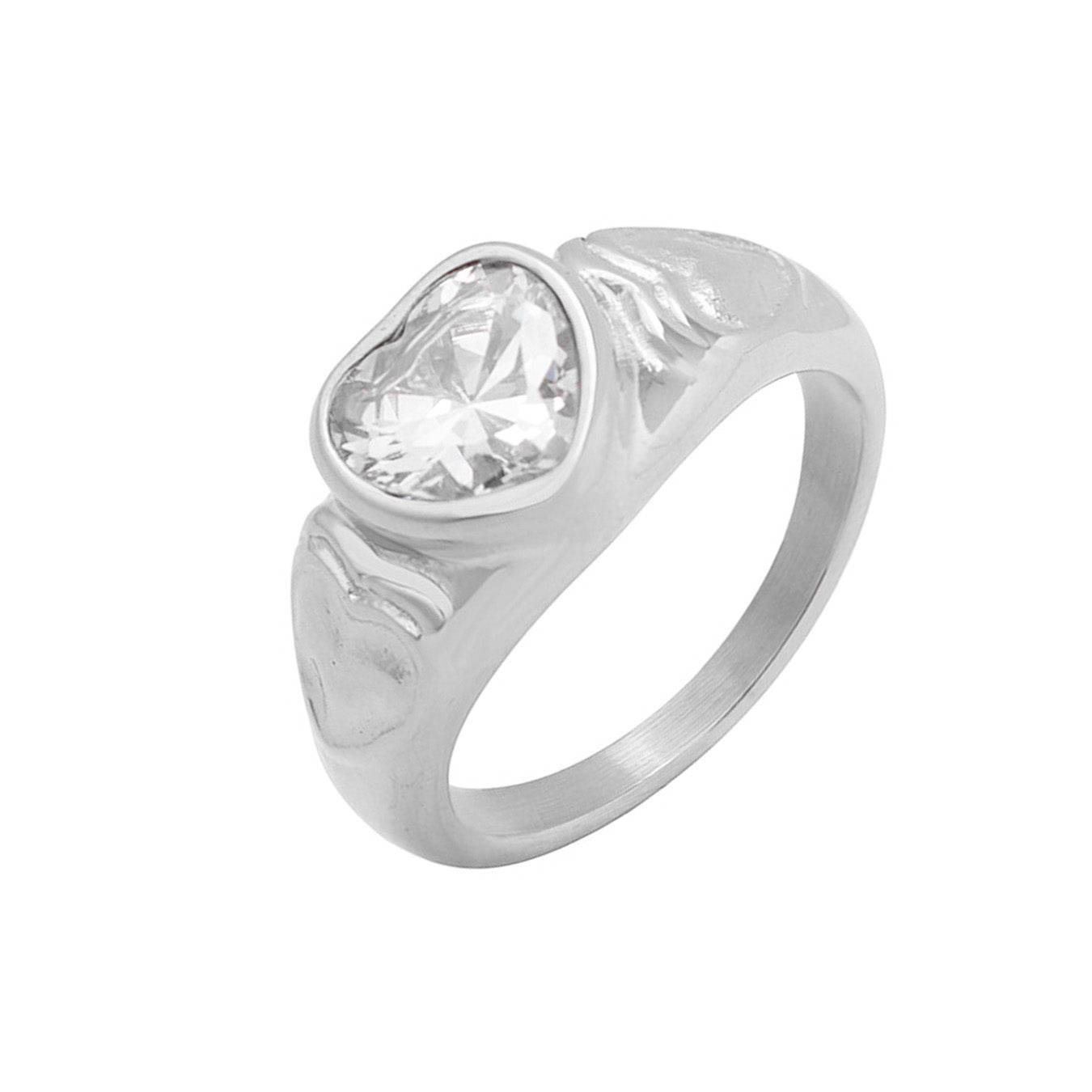 Heart Crystal Ring