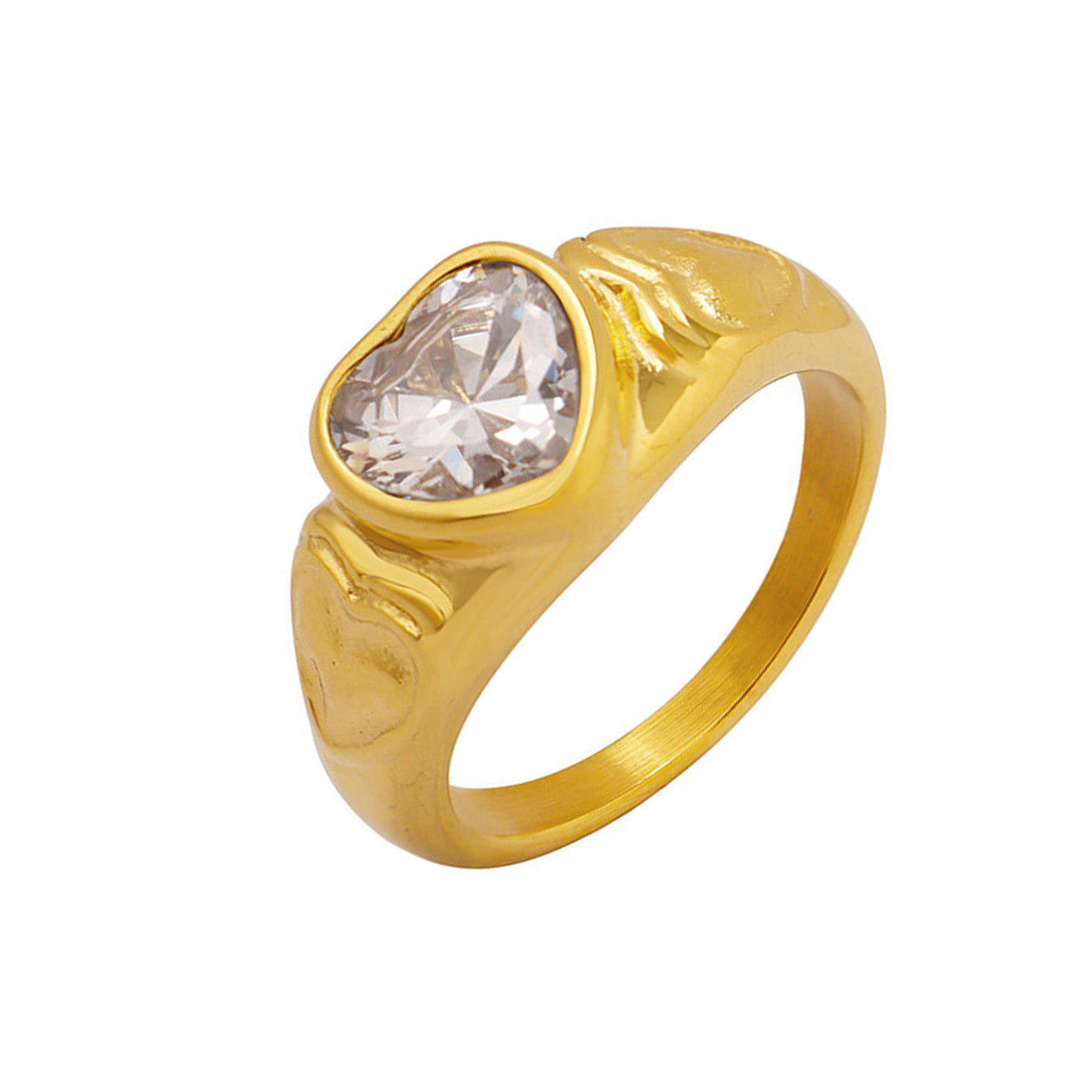 Heart Crystal Ring