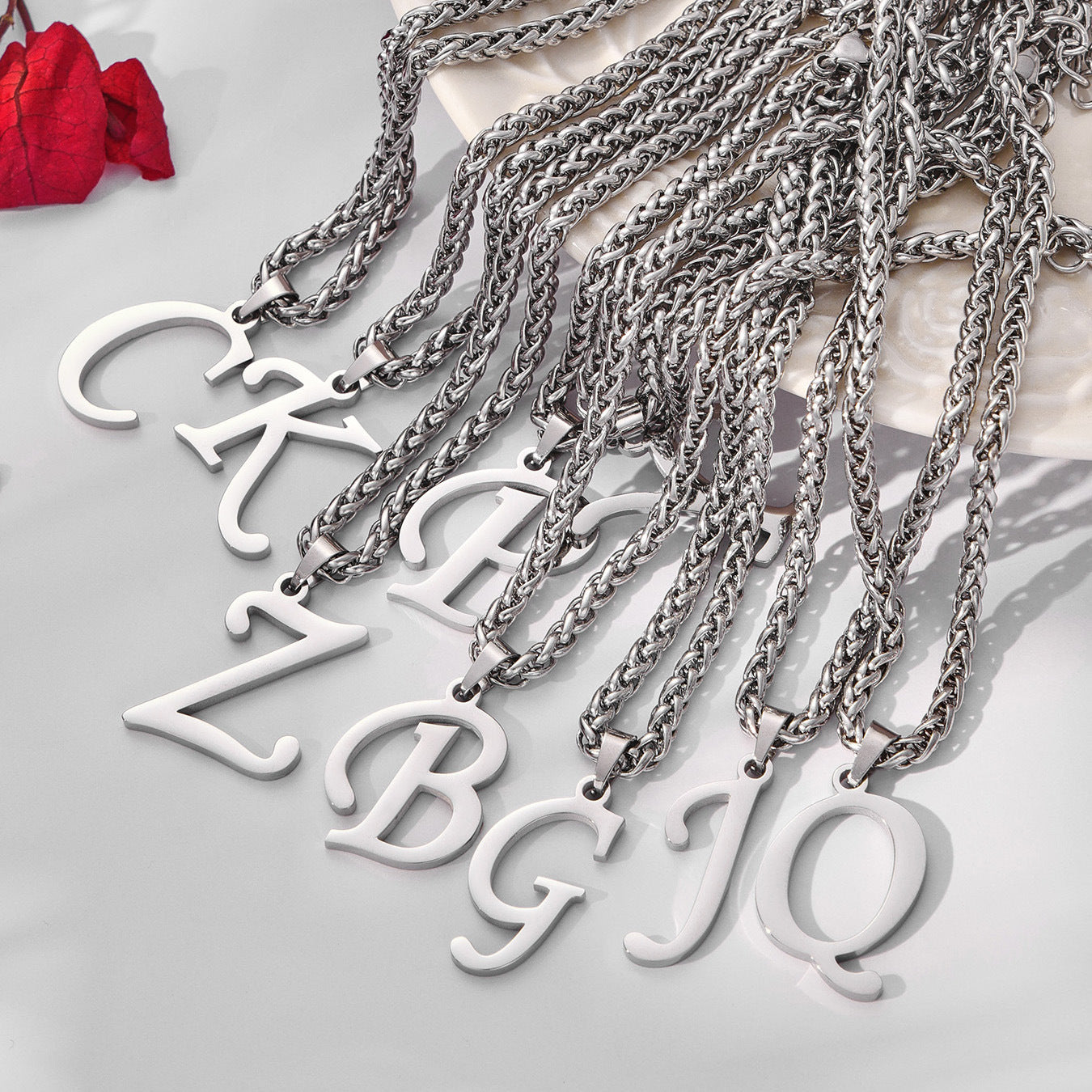 Initial Letter Anklet | 18K Gold Minimalist