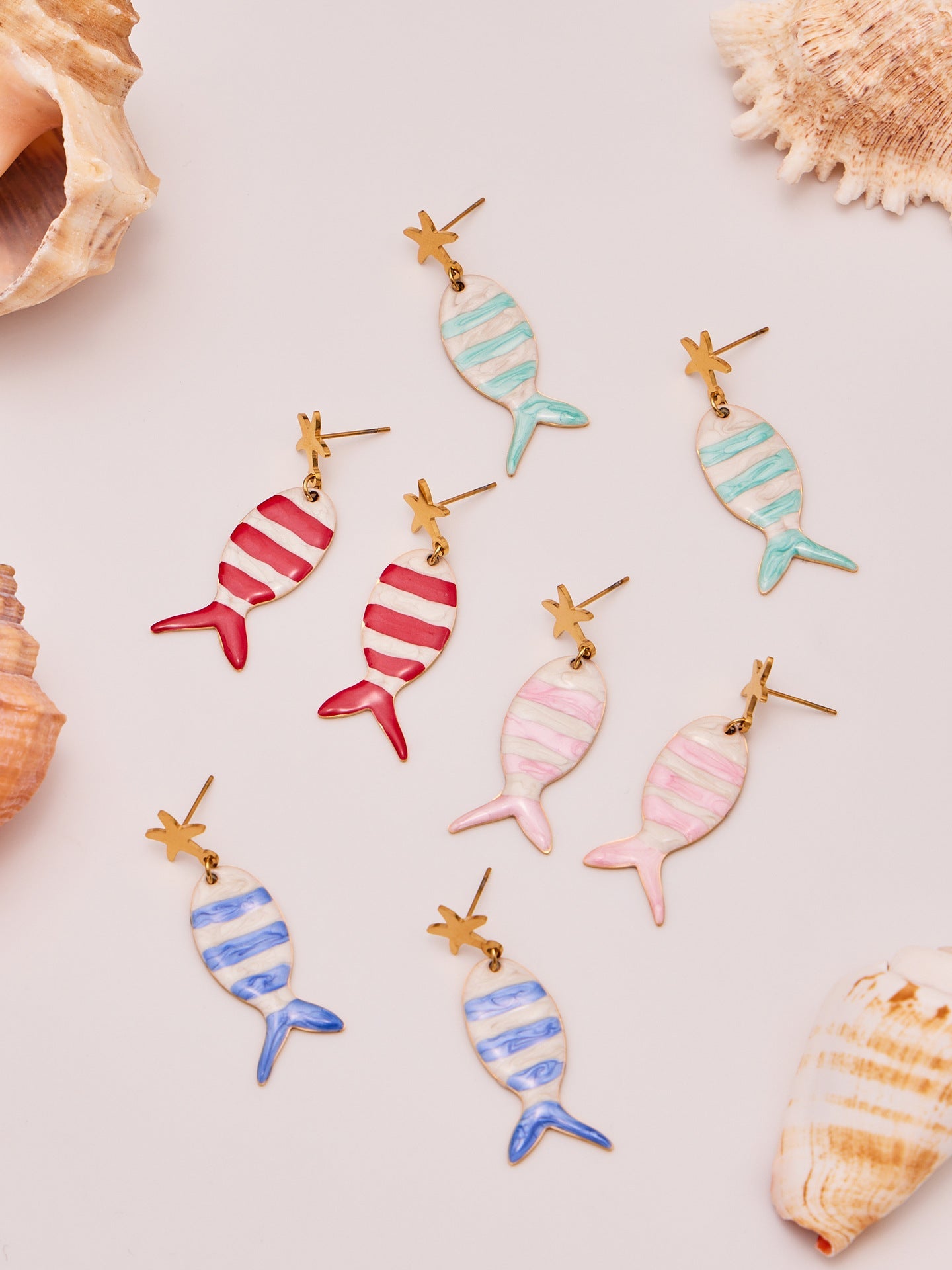 Octopus & Starfish DIY Pendant Jewelry Set | 18K Gold