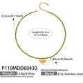 Olive Zircon Bee Pendant Necklace