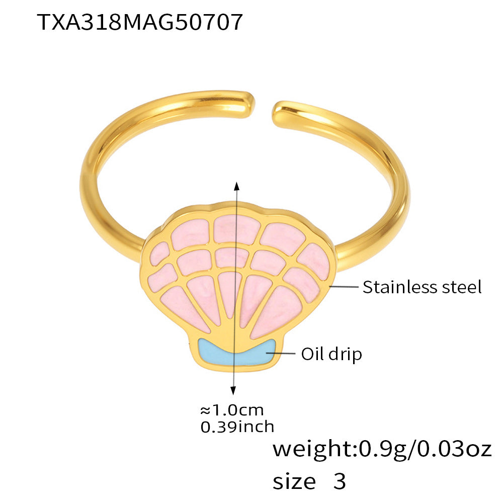 Pink Princess Shell Jewelry Set | Necklace, Bracelet & Anklet