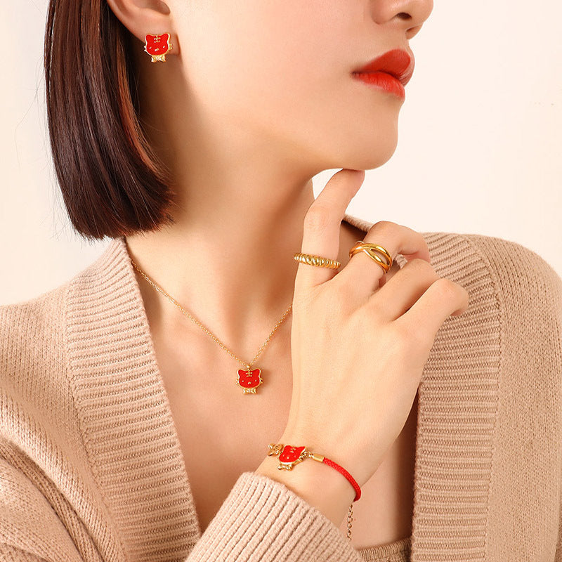Tiger Zodiac Jewelry Set