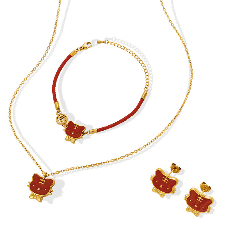 Tiger Zodiac Jewelry Set