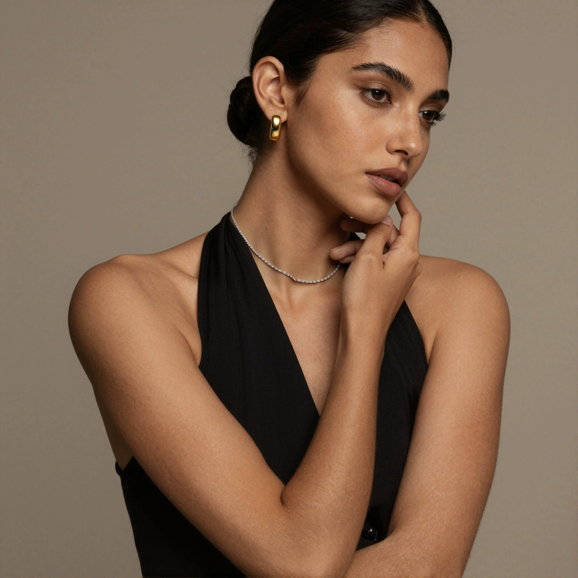 Rope Chain Necklace & Bracelet Set