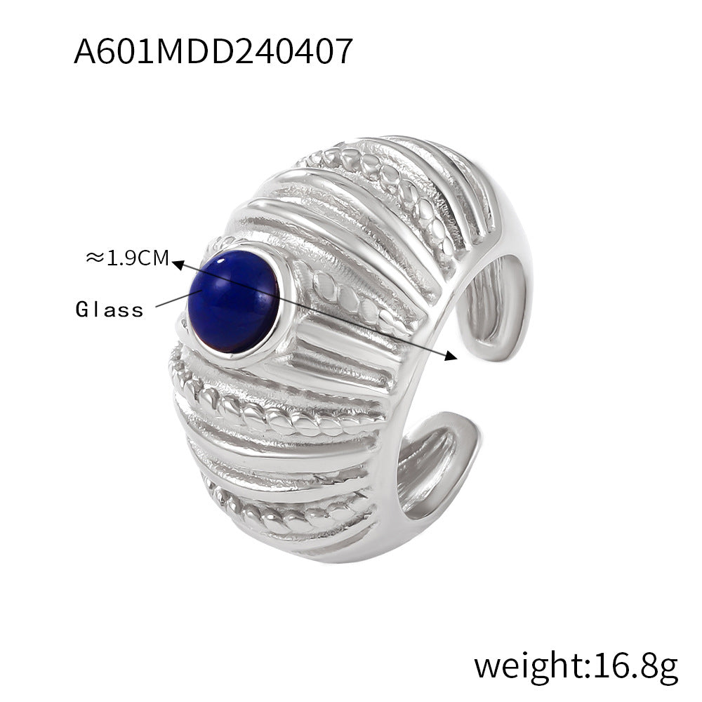 Vintage Multi-Layer Textured Ring