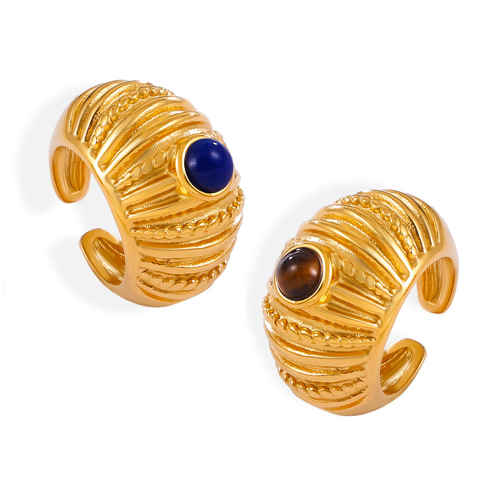 Vintage Multi-Layer Textured Ring