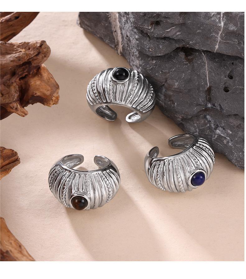 Vintage Multi-Layer Textured Ring