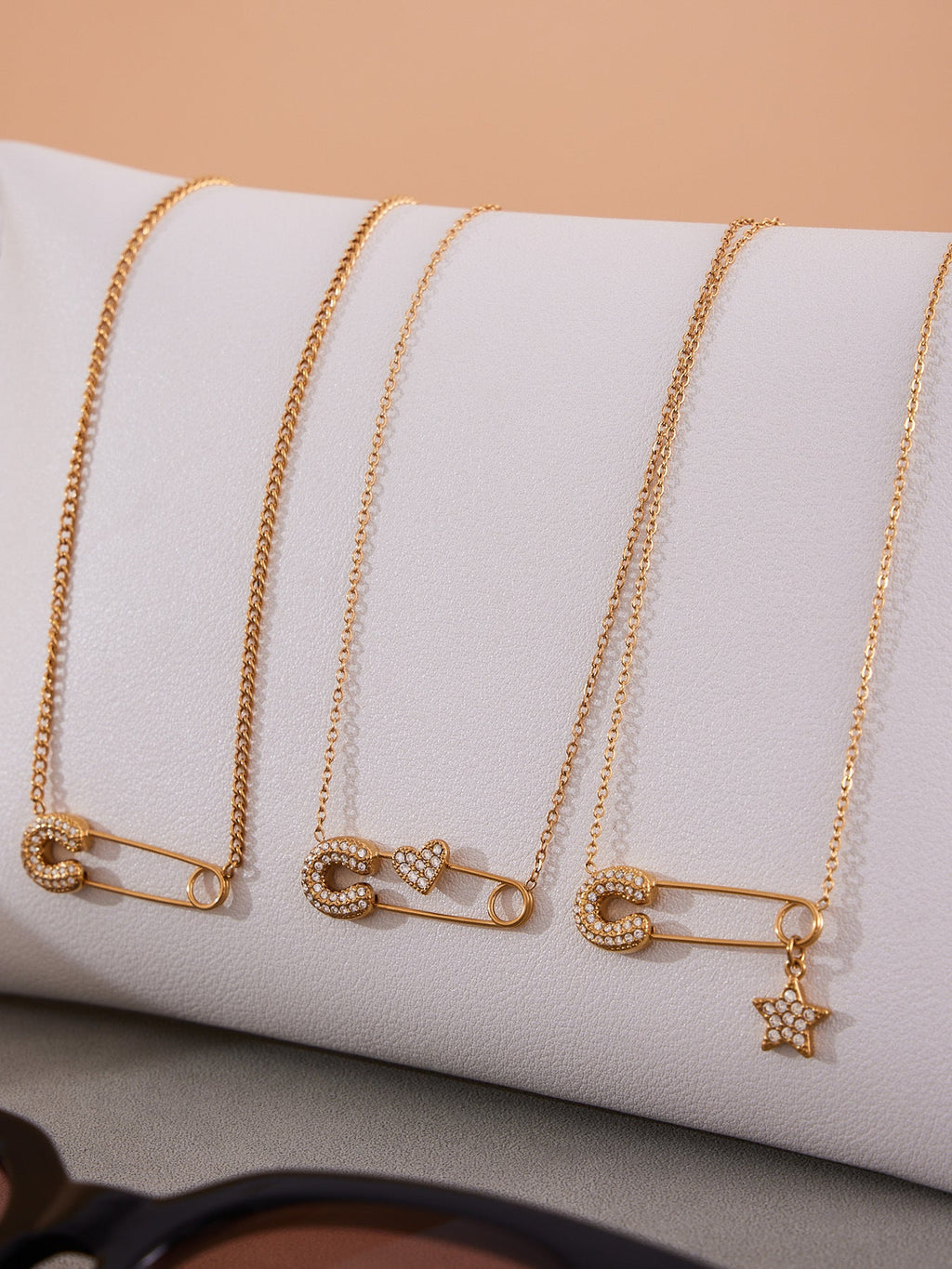 CZ Paperclip Chain Necklace