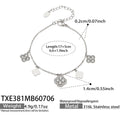 Clover Zircon Necklace & Bracelet Set