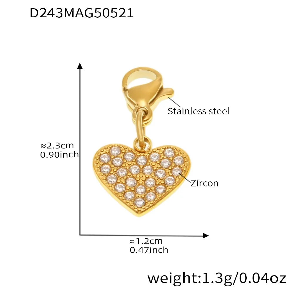 Customizable Zirconia Charm Bracelet & Anklet Set