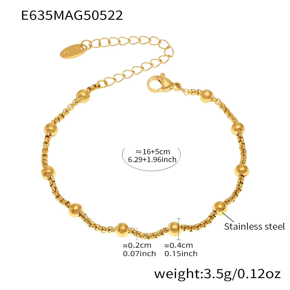 Customizable Zirconia Charm Bracelet & Anklet Set