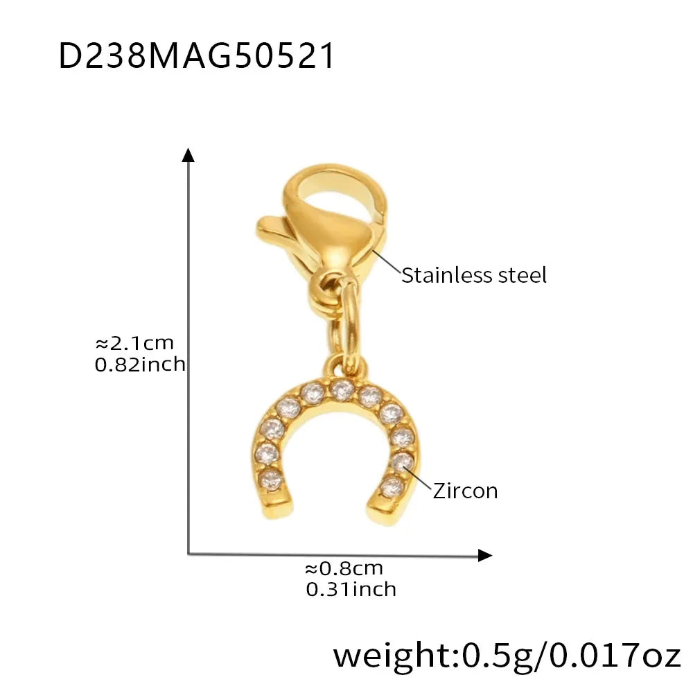 Customizable Zirconia Charm Bracelet & Anklet Set