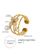 Flower CZ Jewelry Set