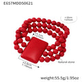316L Stainless Steel Exquisitely Carved Natural Stone Maitreya Buddha Beaded Bracelet
