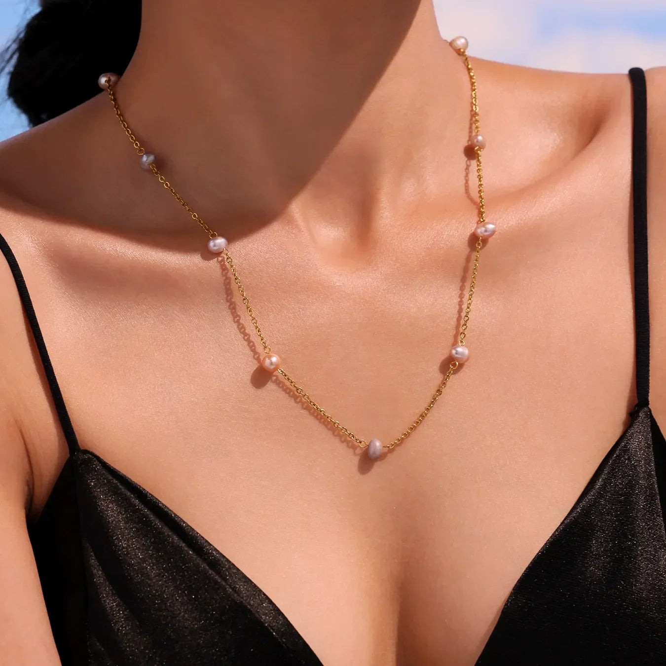 Freshwater Pearl Choker Necklace