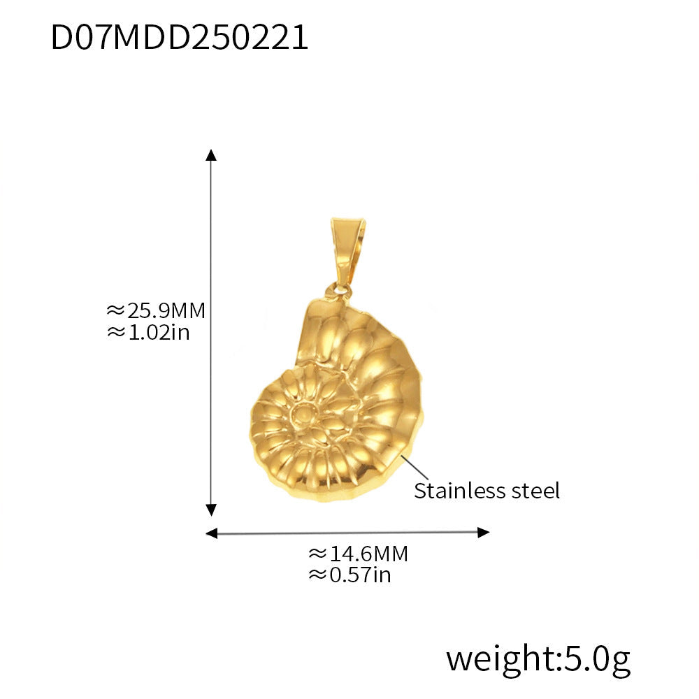 Gold Pendant Charm Necklace