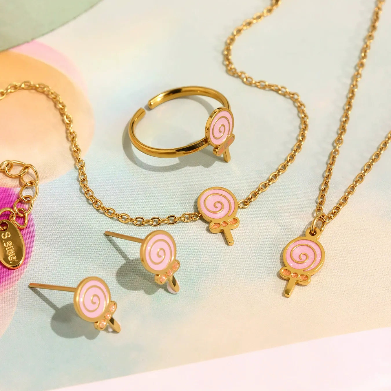 Enamel Lollipop Jewelry Collection