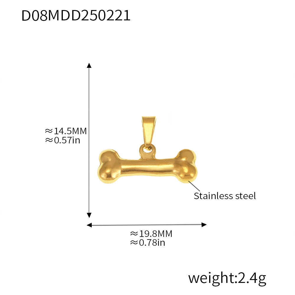 Gold Pendant Charm Necklace