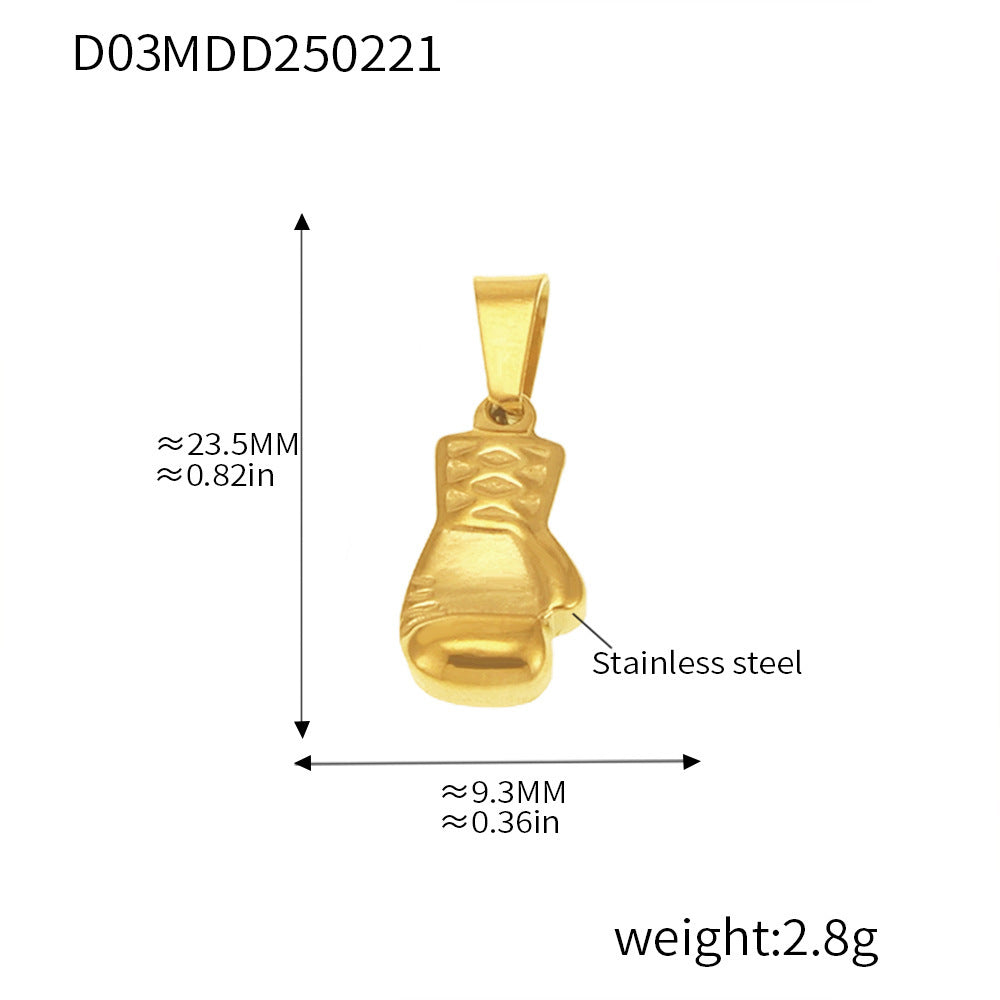 Gold Pendant Charm Necklace