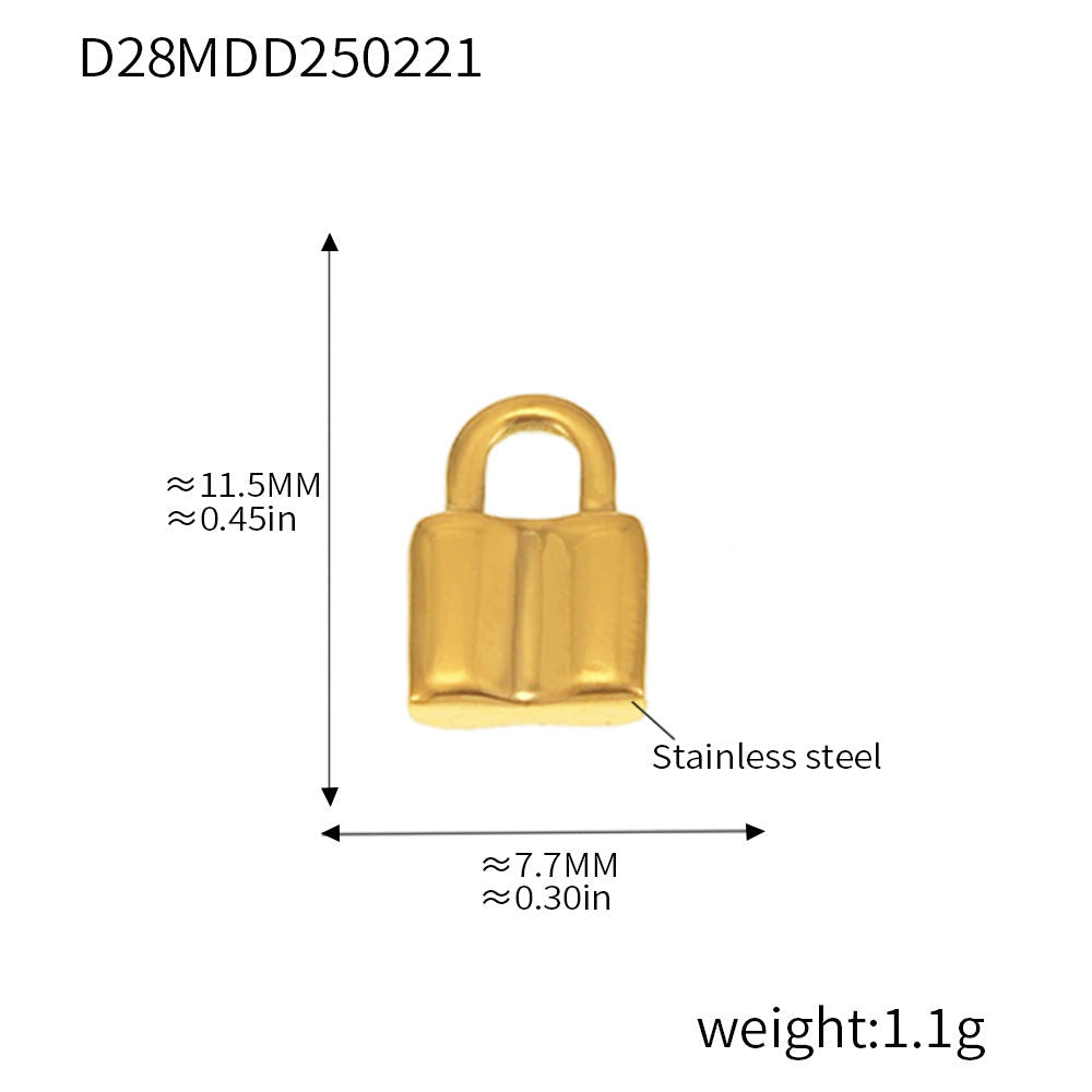 Gold Pendant Charm Necklace